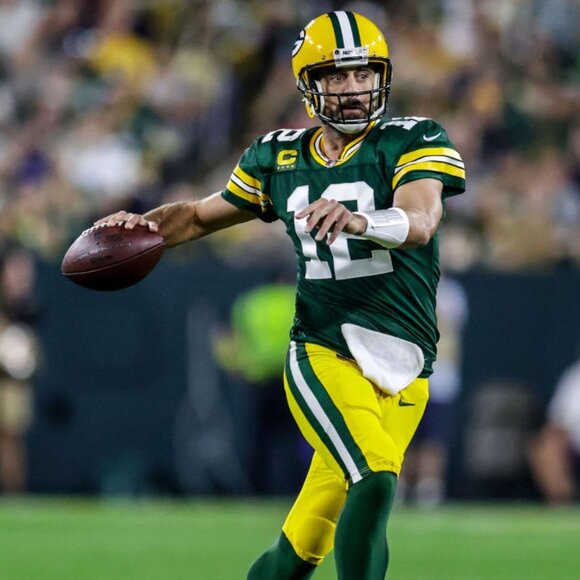 AARON RODGERS SIGNED GREEN BAY PACKERS QB AUTOGRAPHED WILSON FOOTBALL w/COA 725 - Picture 8 of 8